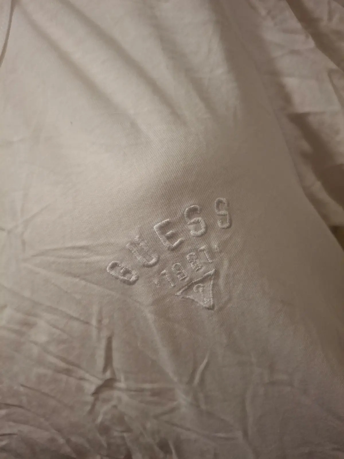 Guess White Logo T-Shirt