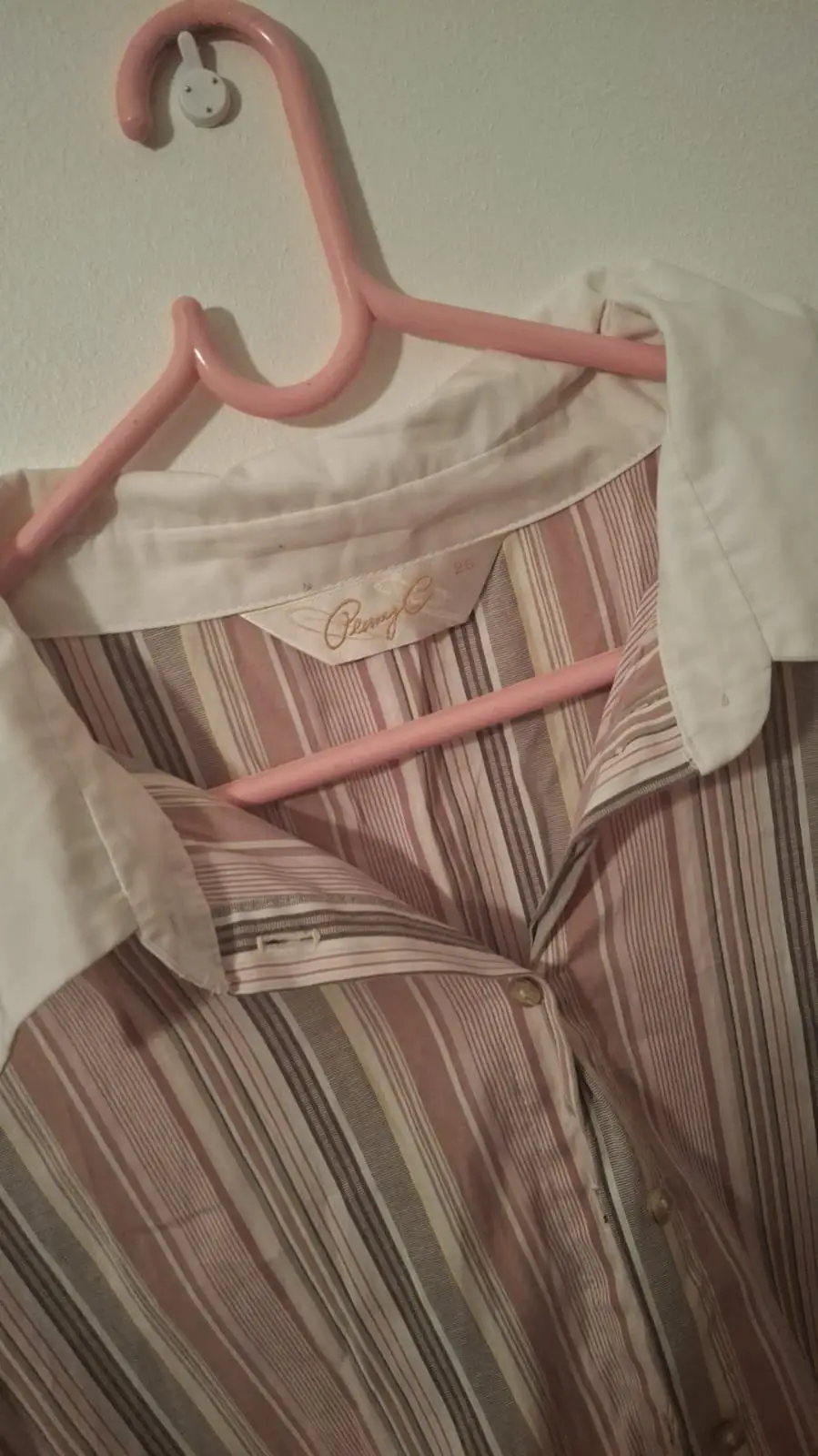 Striped Long-Sleeve Button-Up Shirt