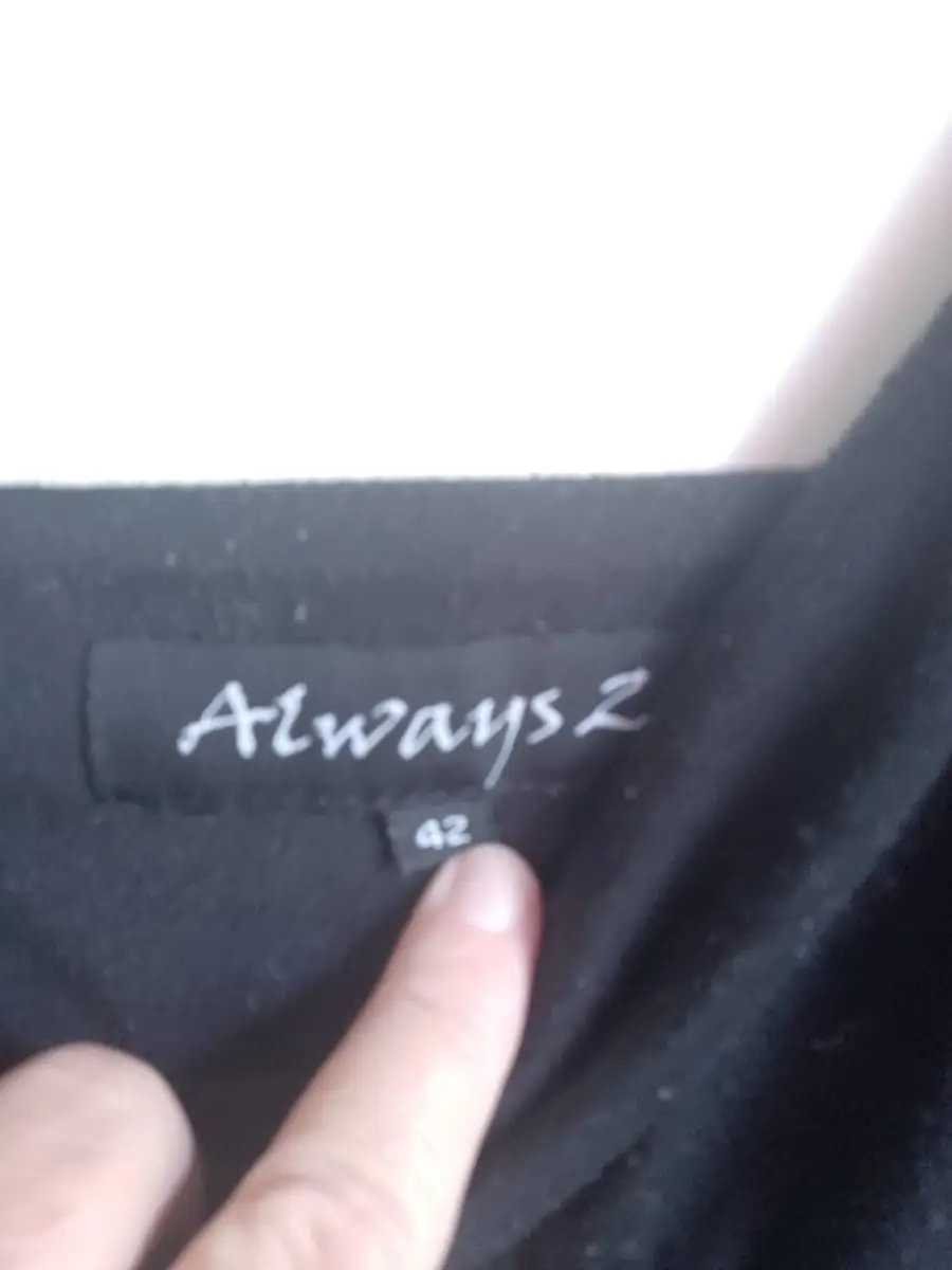 Always 21 Black Empire Waist Cami Tunic Top (Size 42)