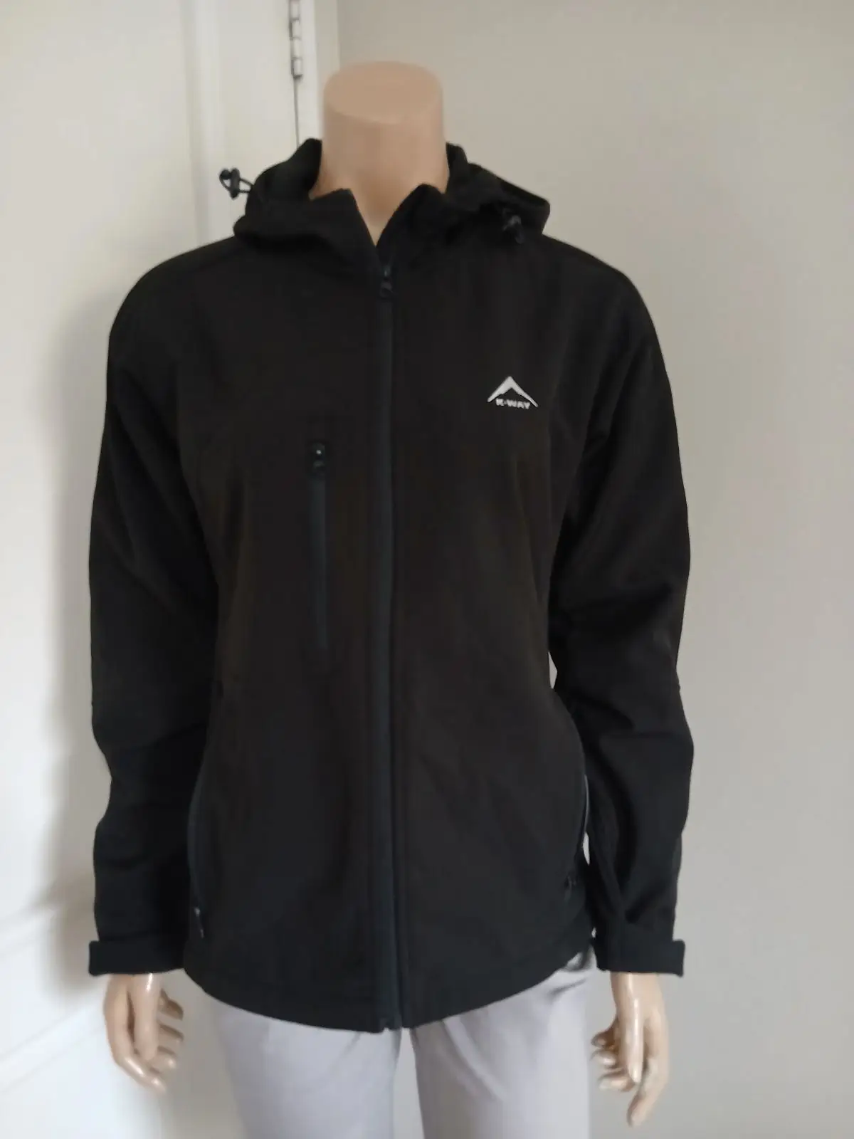 K-Way Black Softshell Jacket