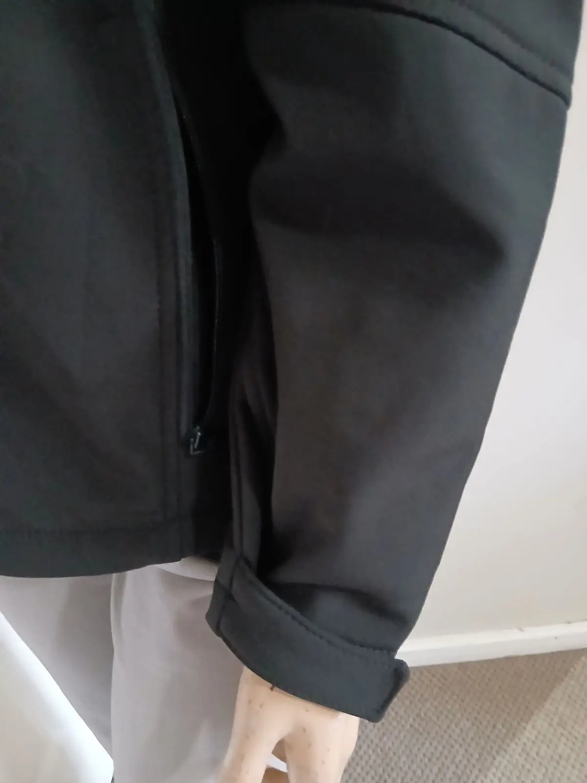K-Way Black Softshell Jacket