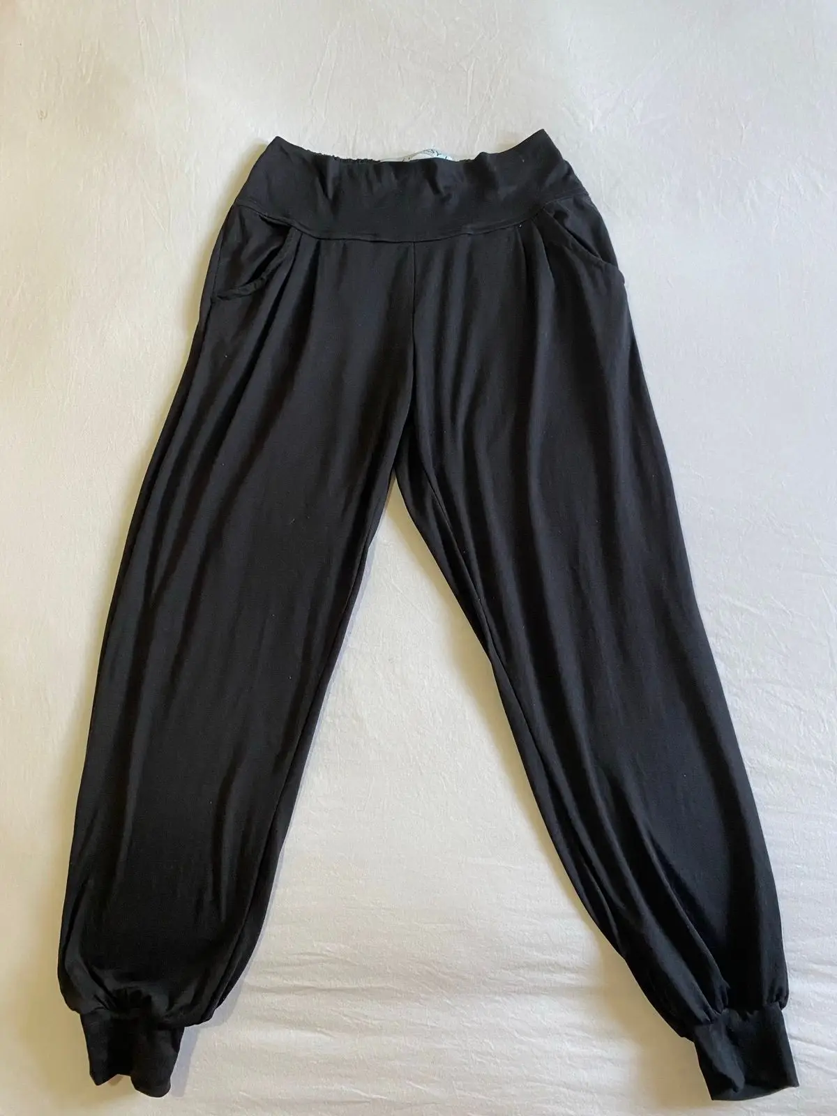 Black Relaxed Fit Lounge Pants