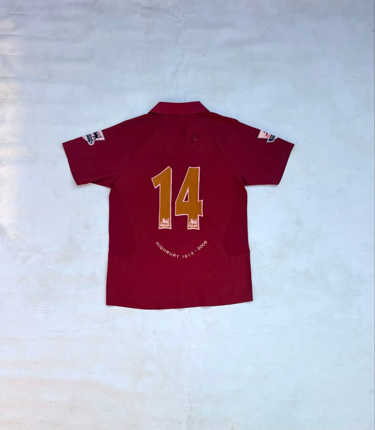 Arsenal Highbury 2005-2006 Home Jersey Number 14