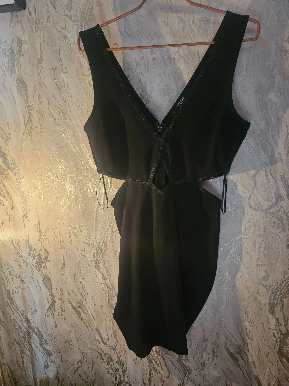 Guess Black Cut-Out Dress