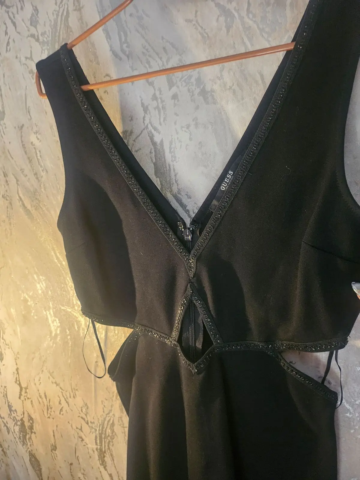 Guess Black Cut-Out Dress