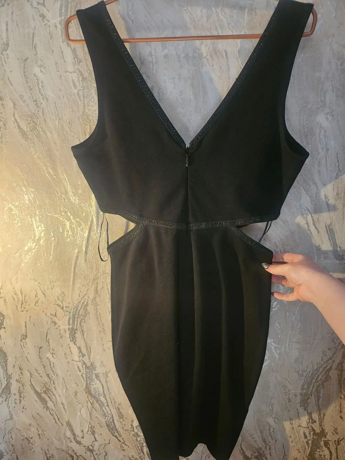 Guess Black Cut-Out Dress