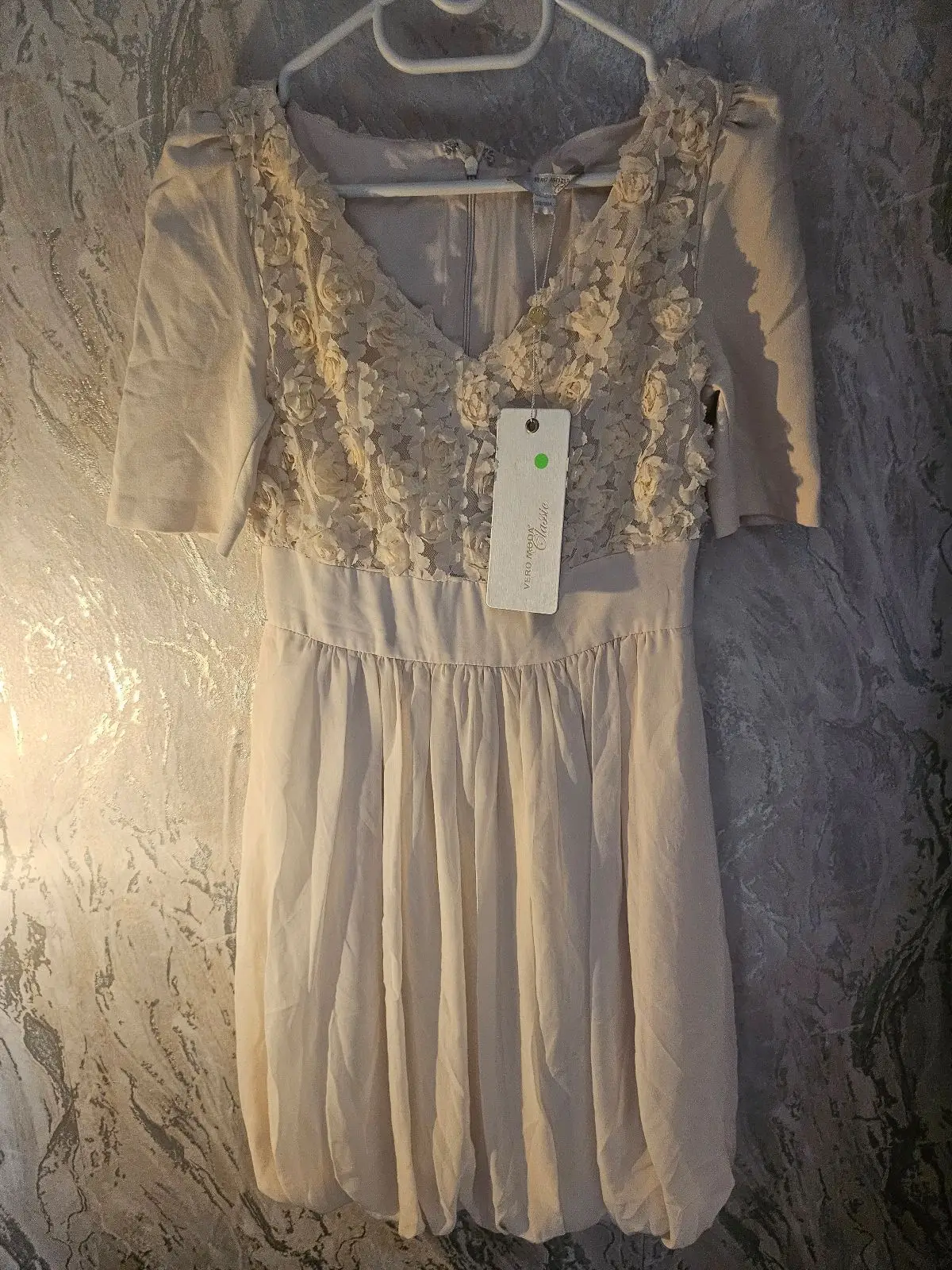 Vero Moda Cream Lace Detail Dress