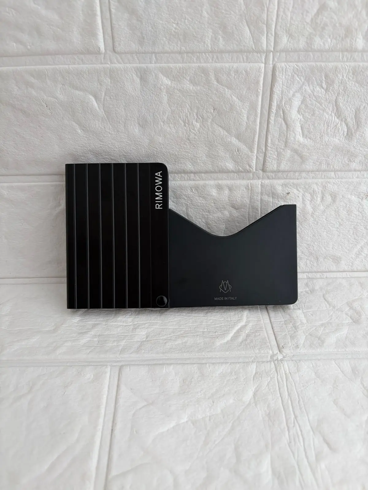 Rimowa Black Aluminum Card Holder