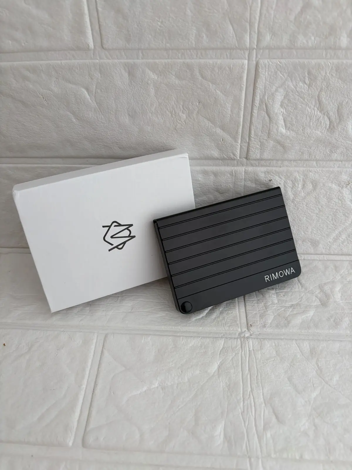Rimowa Black Aluminum Card Holder