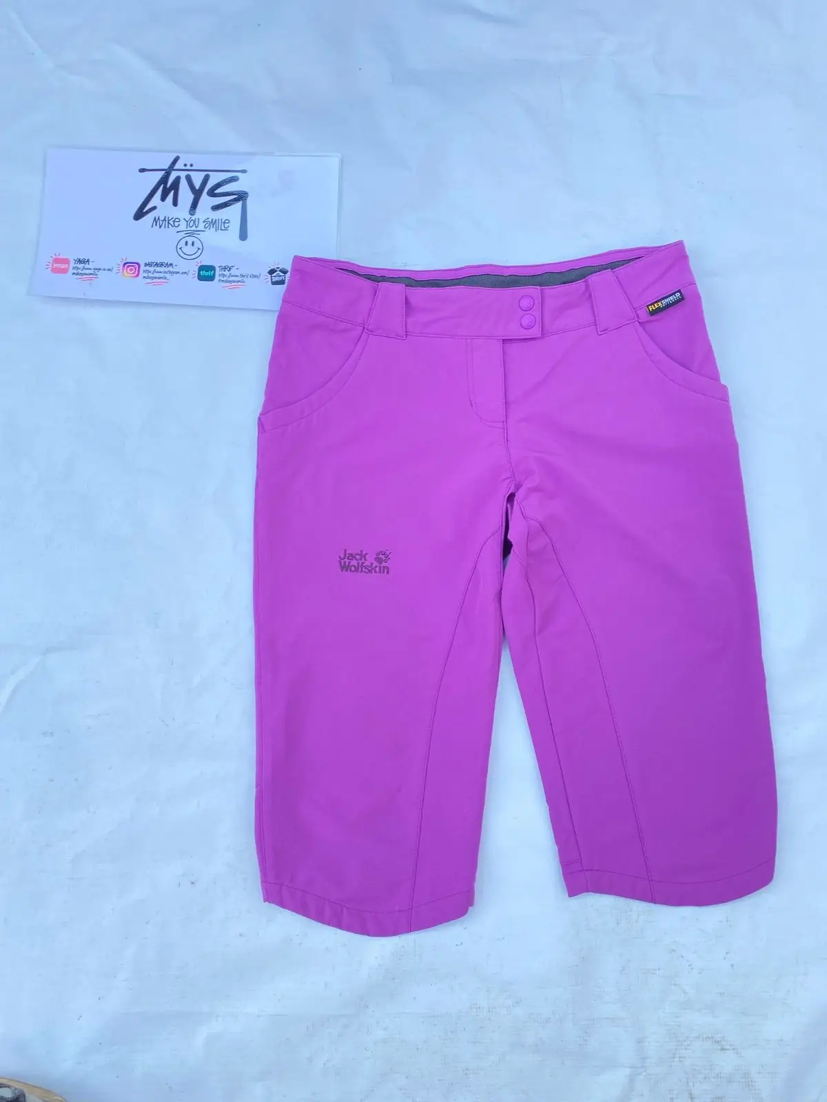 Jack Wolfskin Flex Shield Pink Outdoor Shorts