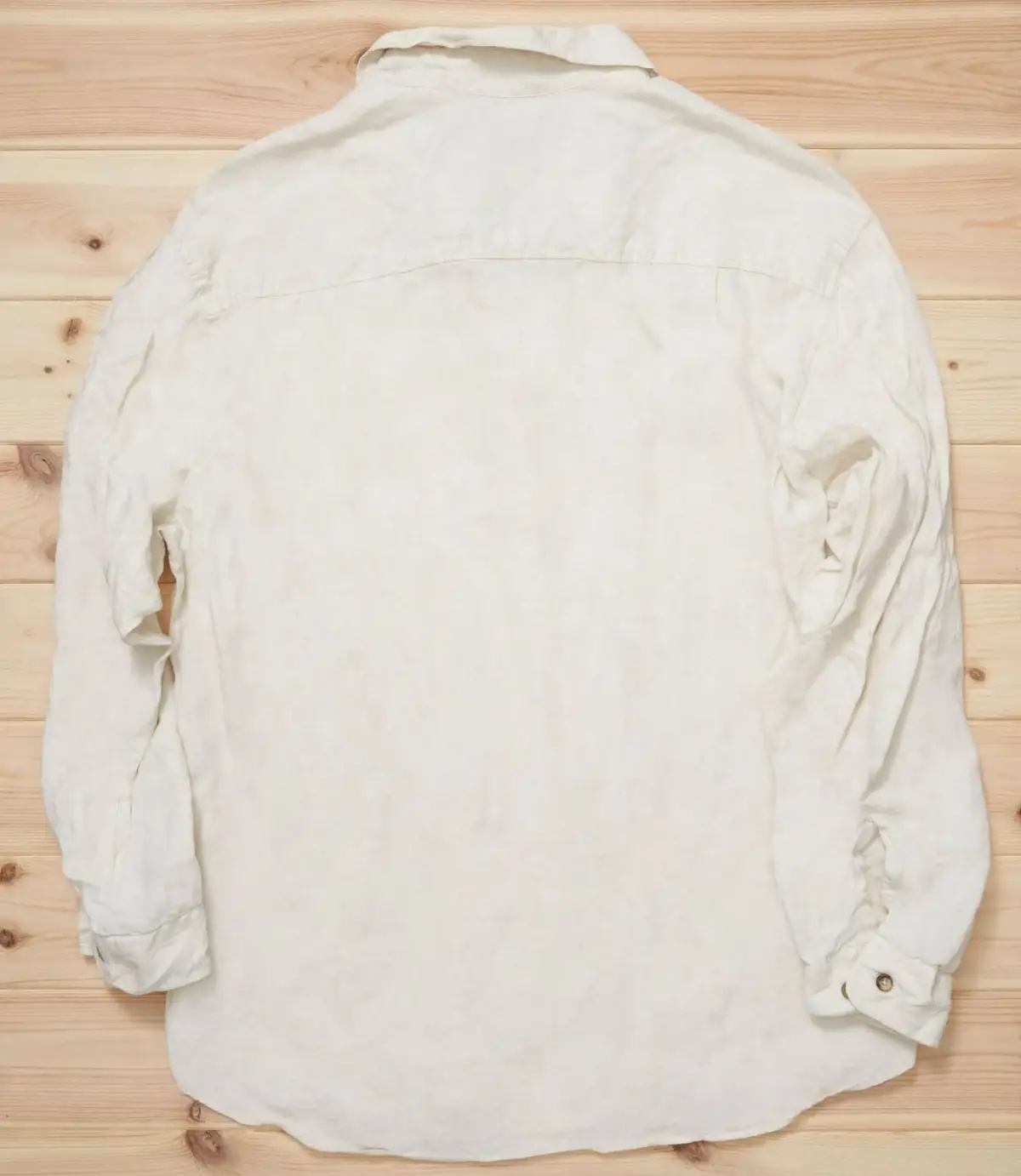 Country Road White Linen Long Sleeve Shirt