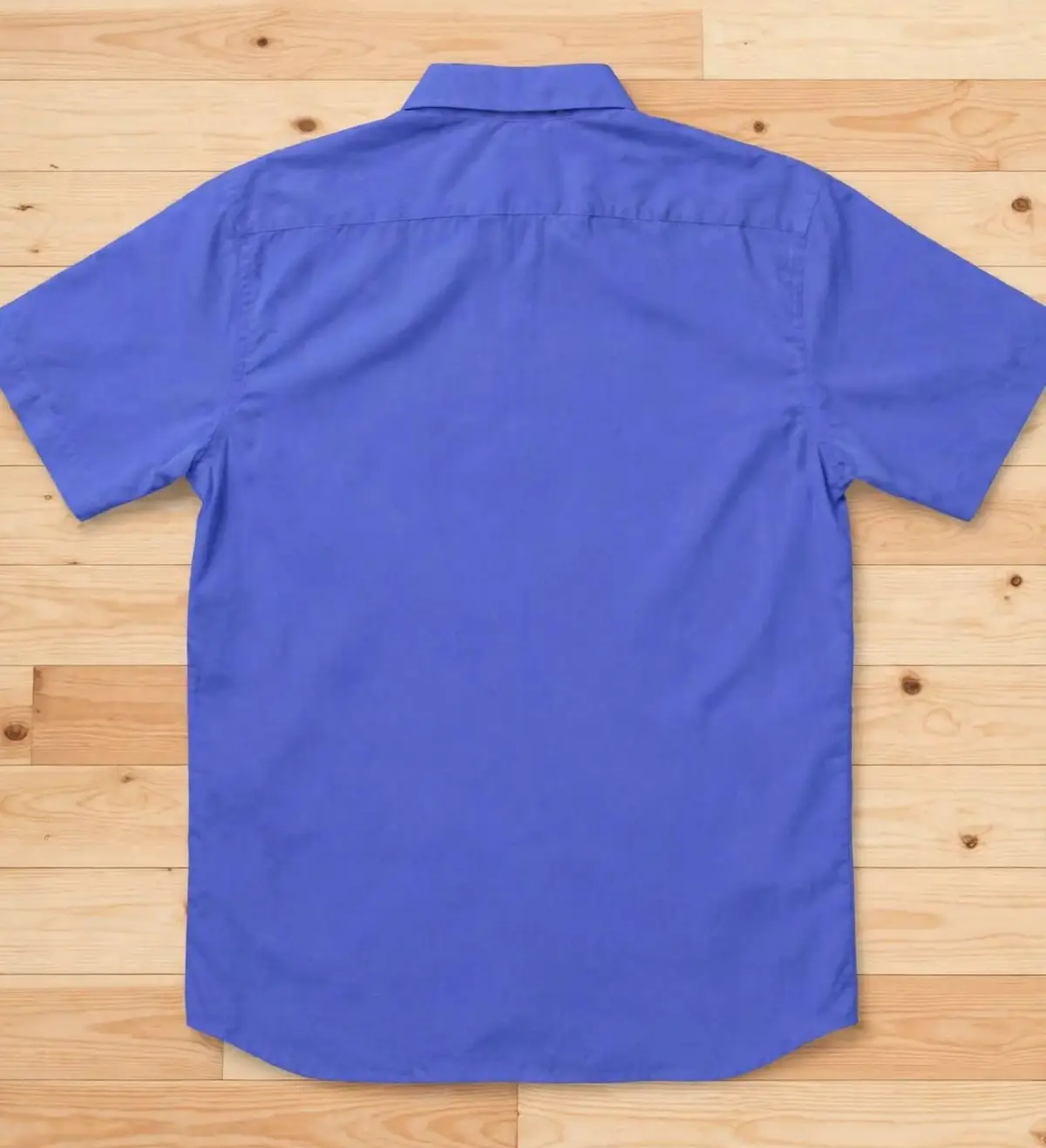 Christian Dior Blue Short Sleeve Button-Up Shirt