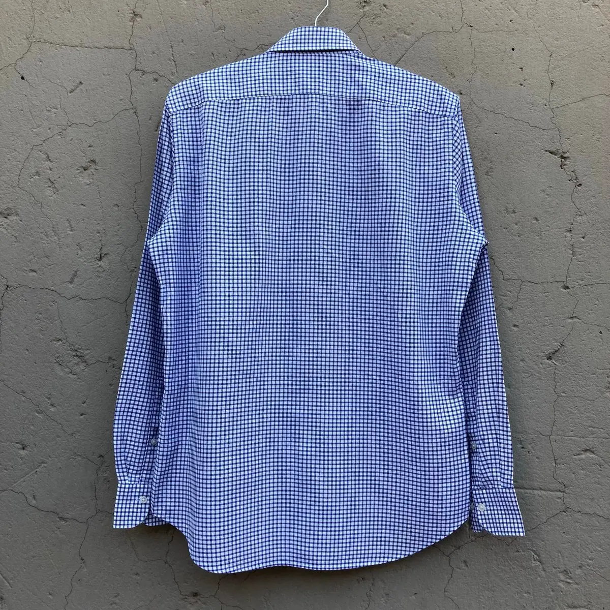 Uniqlo Purple Checkered Slim Fit Shirt