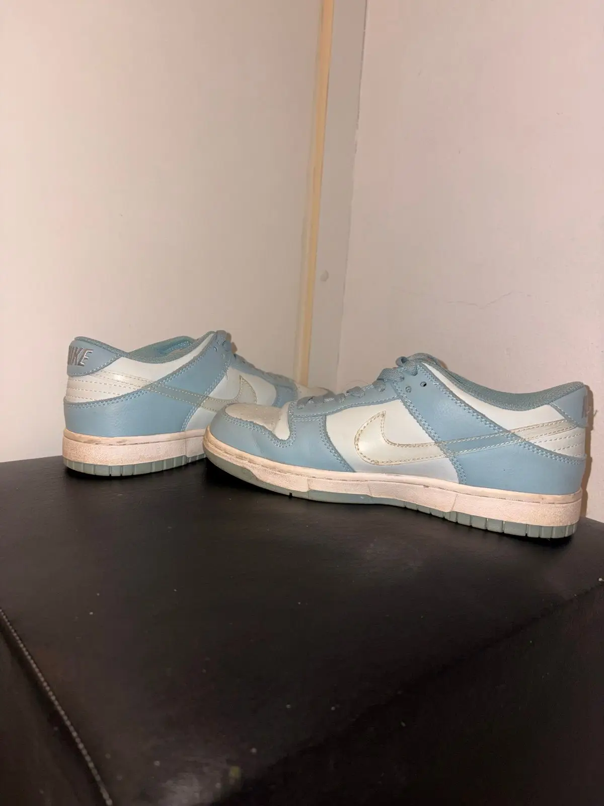 Nike Dunk Low Light Blue and White