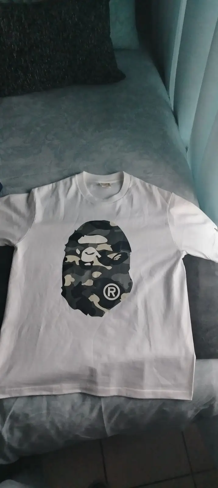 Bape Camo Ape Head White T-Shirt