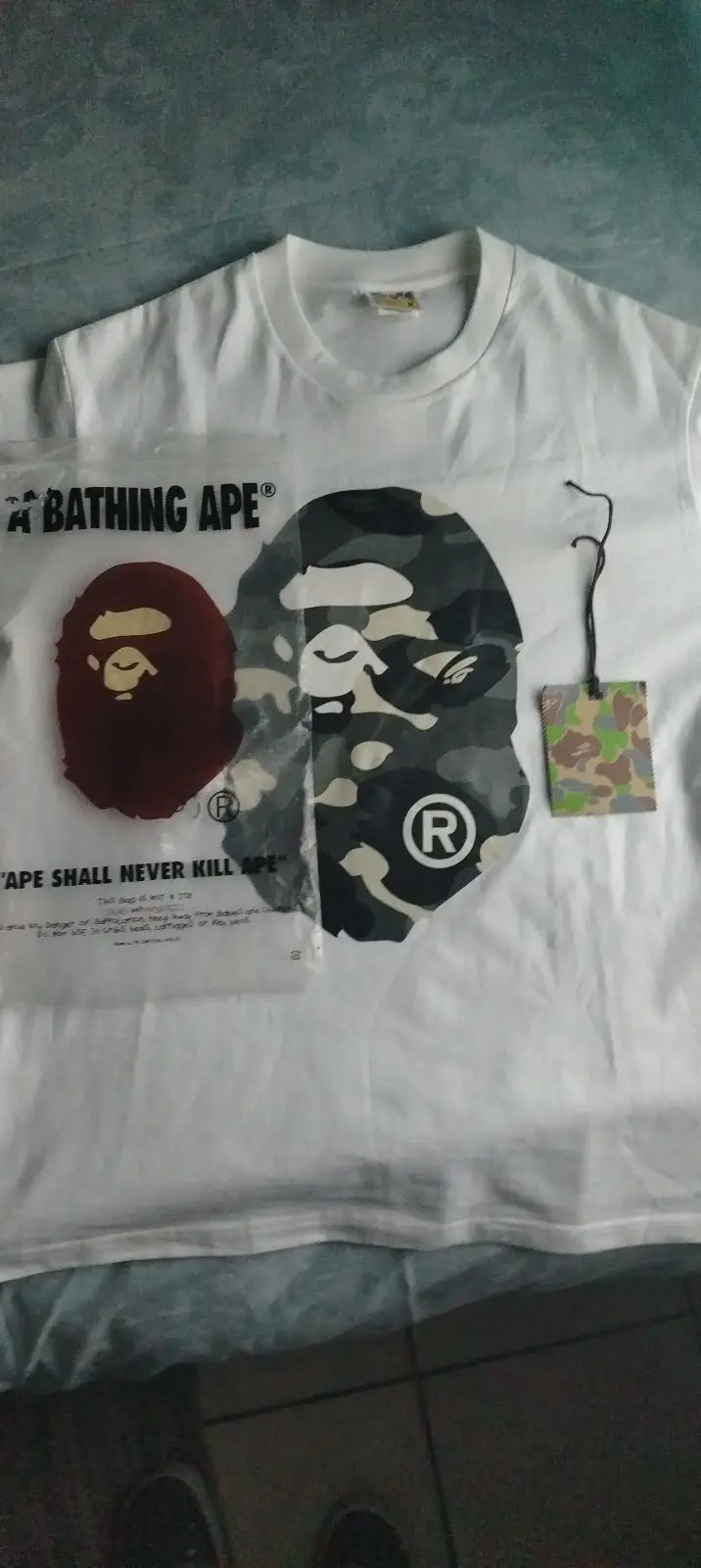 Bape Camo Ape Head White T-Shirt