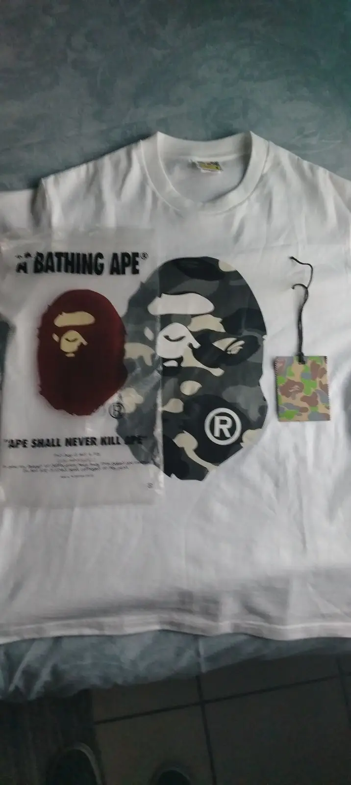 Bape Camo Ape Head White T-Shirt