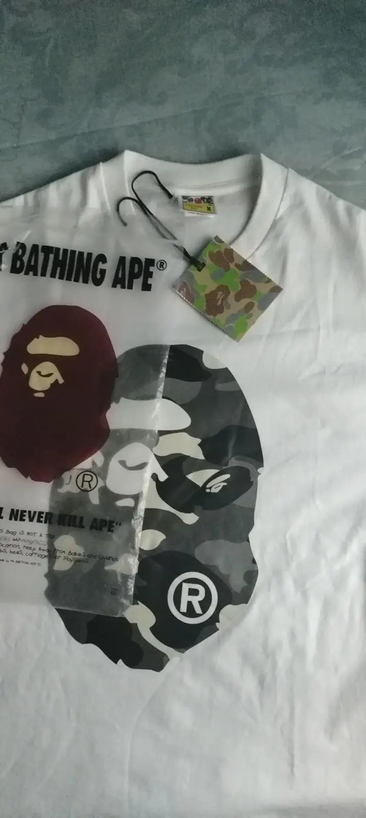 Bape Camo Ape Head White T-Shirt