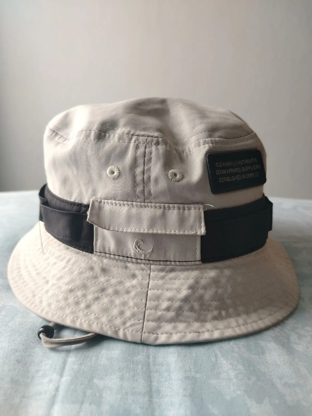 Old Khaki Beige Bucket Hat