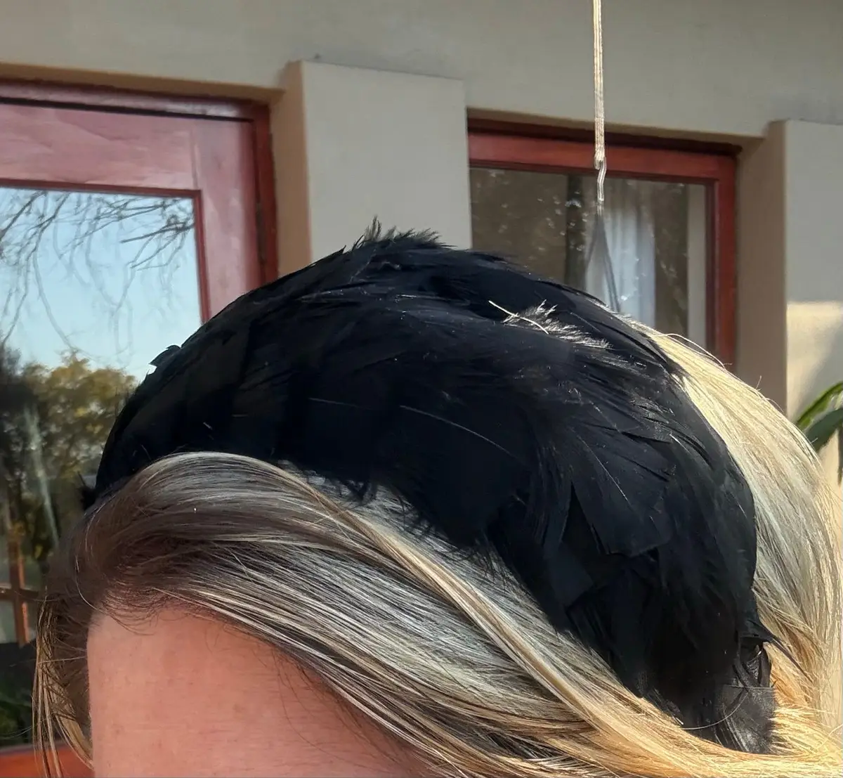 Black Feather Headband