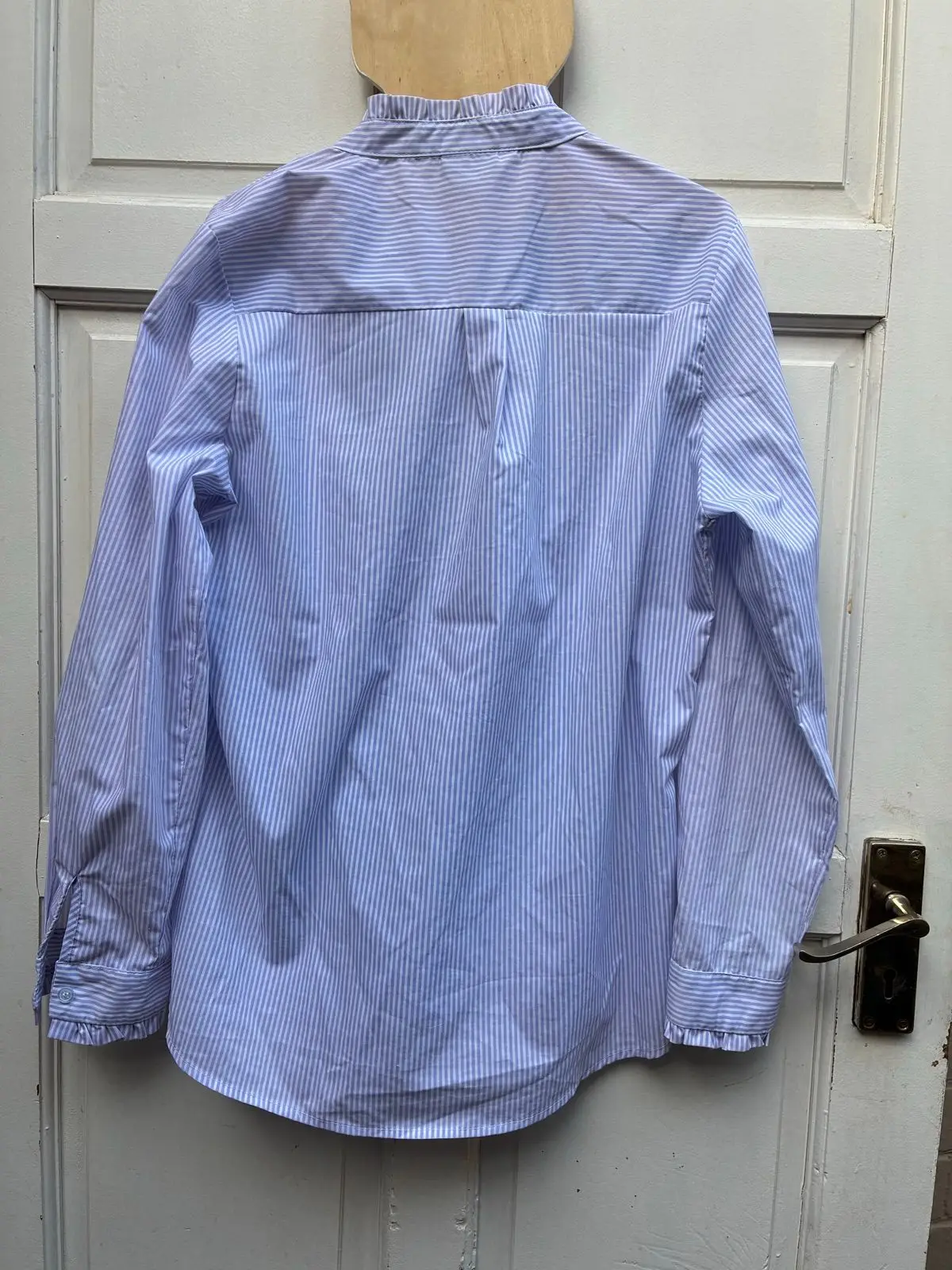 Mr Price Blue Striped Embroidered Button Down Shirt