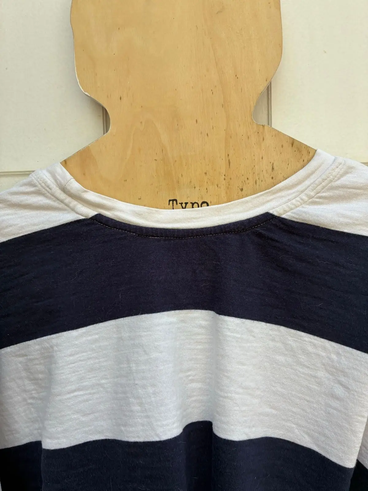 Red and White Striped Oversized T-Shirt