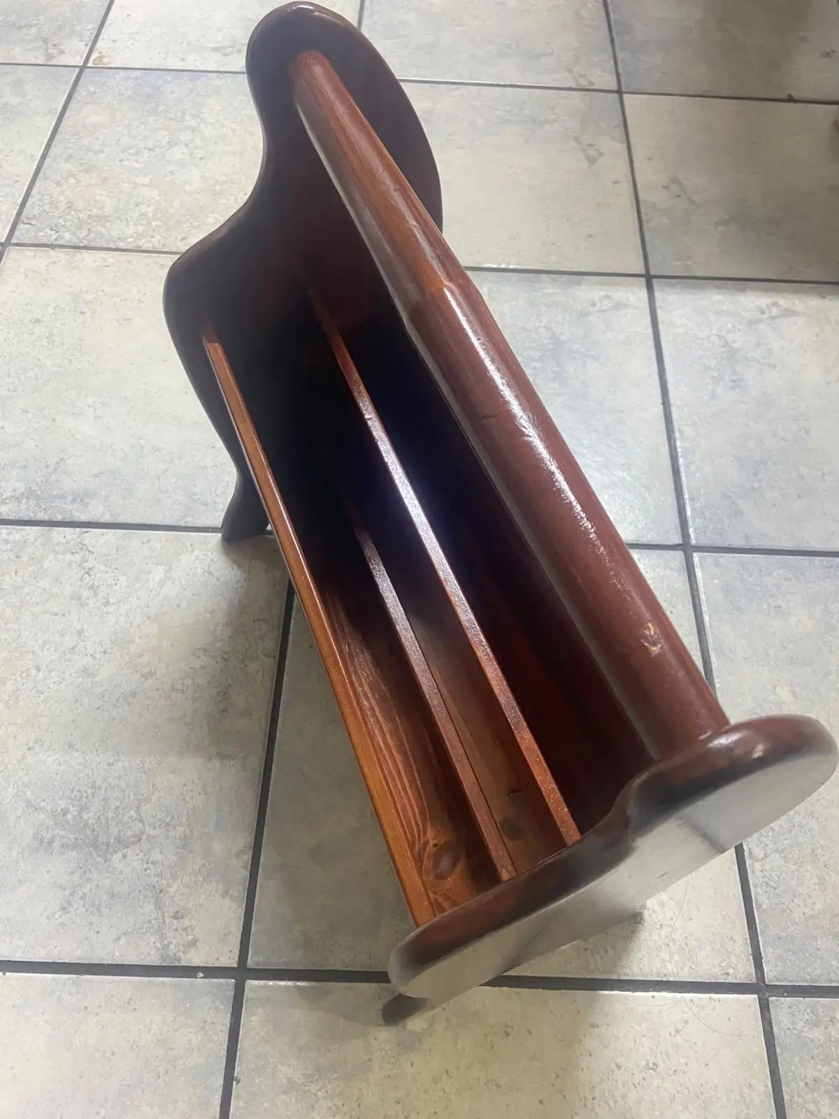 Wooden Magazine Rack