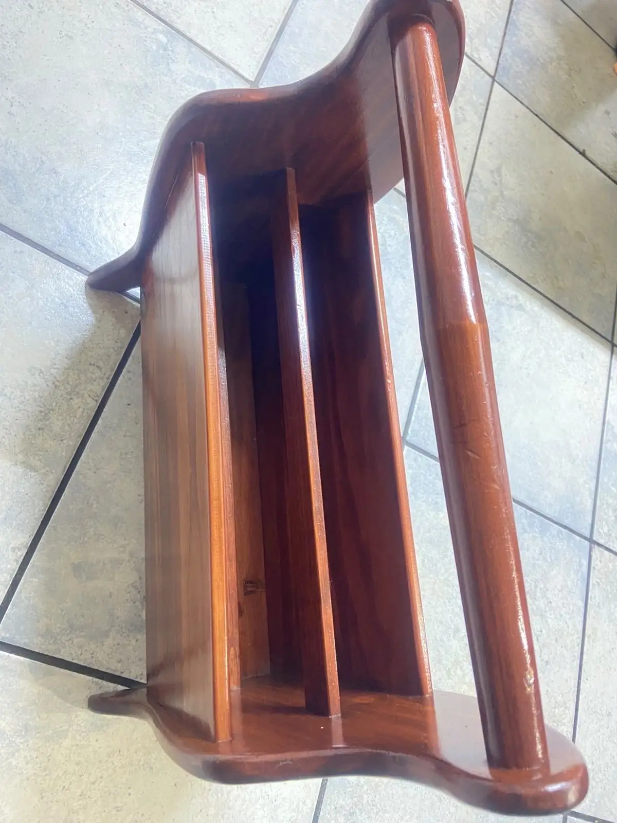 Wooden Magazine Rack