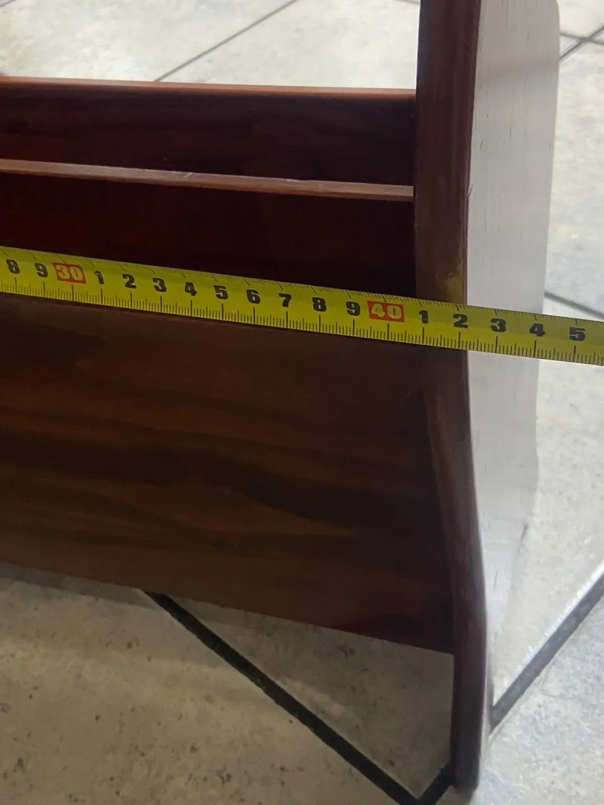 Wooden Magazine Rack