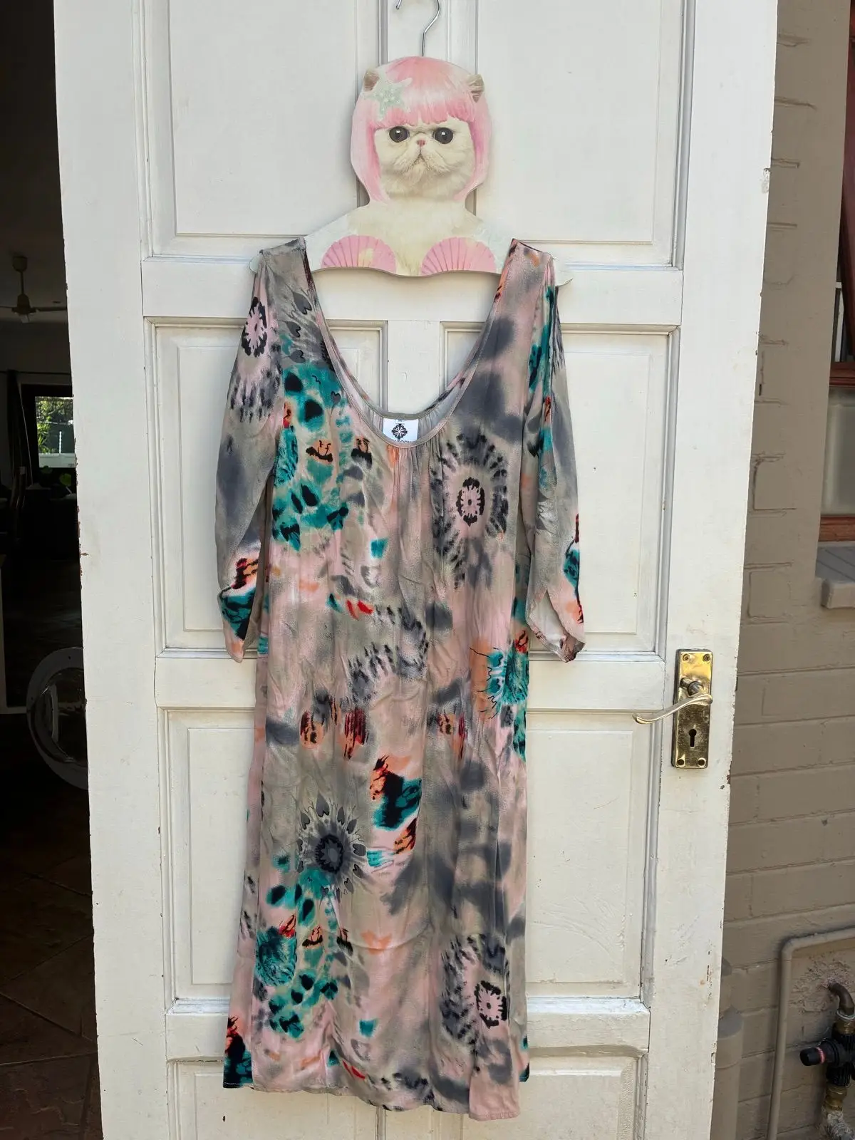 Monsoon Patterned Midi Dress