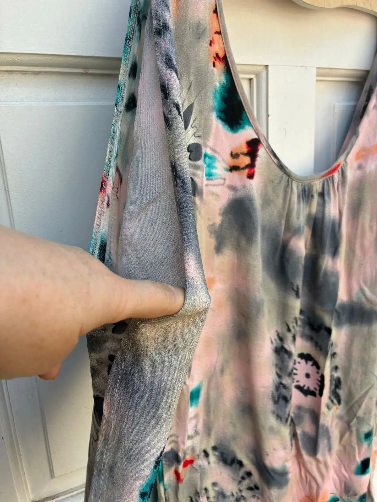 Monsoon Patterned Midi Dress