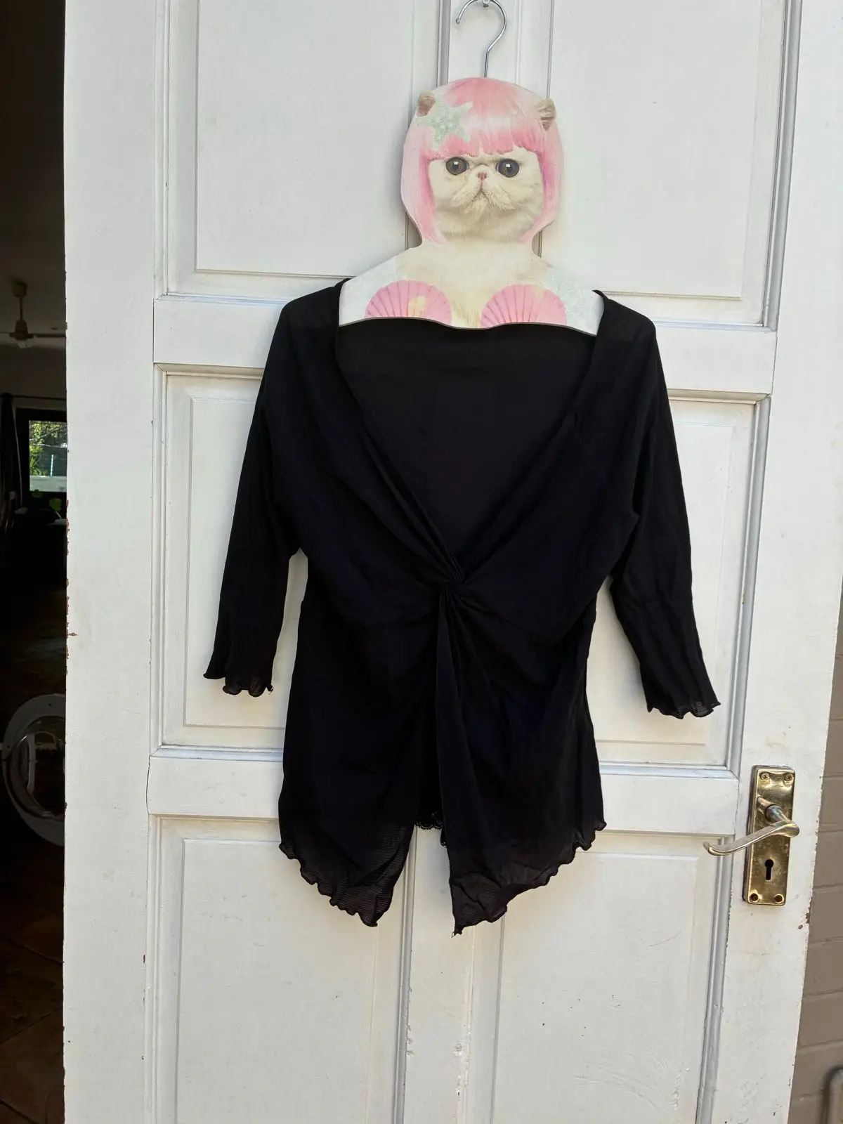 Truworths Black Twist Front Top