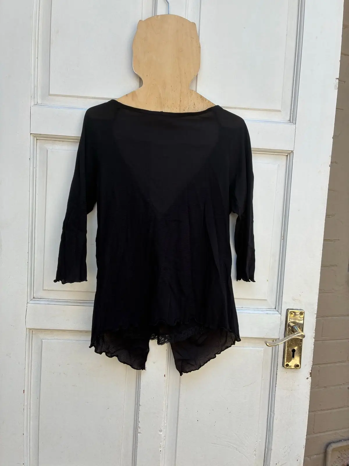 Truworths Black Twist Front Top