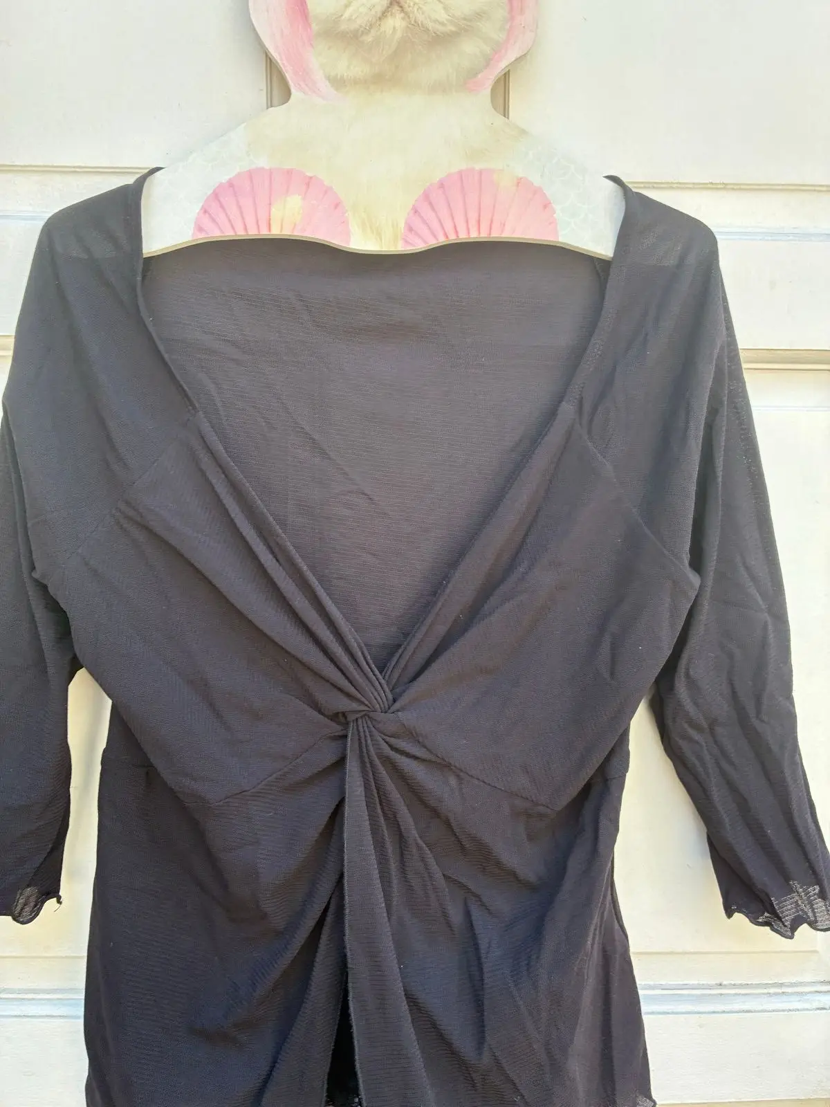 Truworths Black Twist Front Top