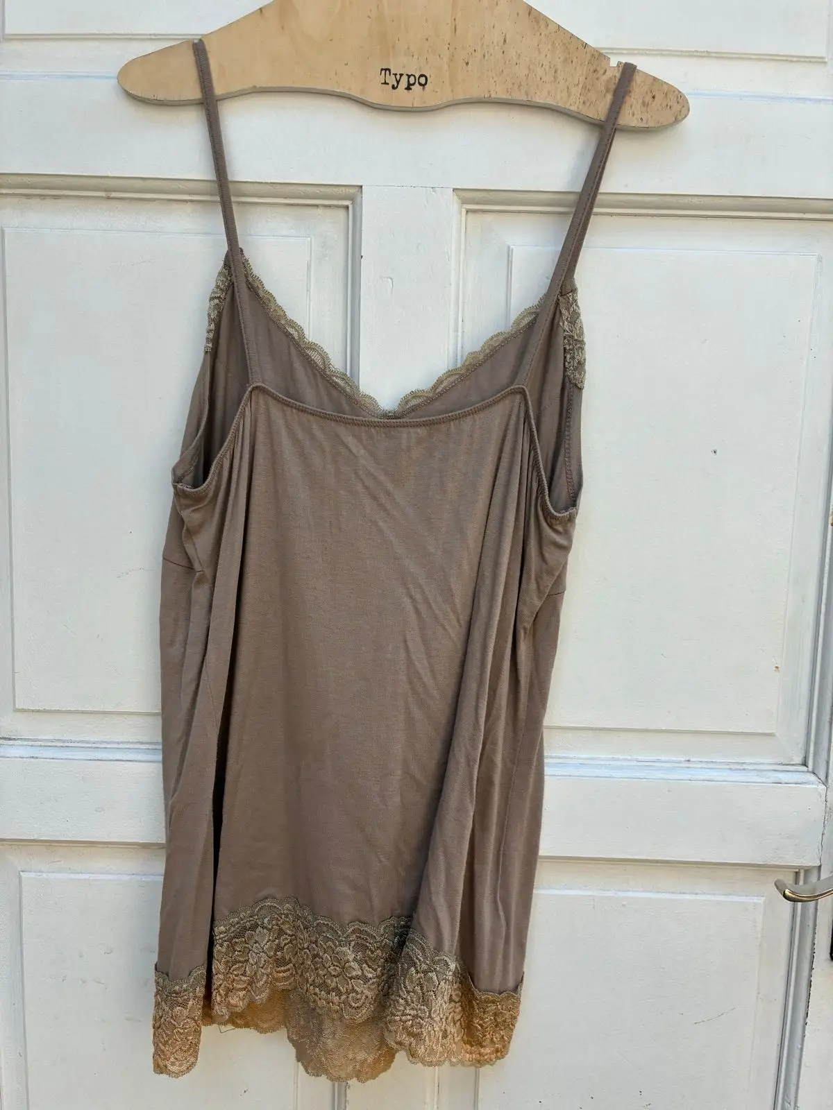 Woolworths Brown Lace Trim Camisole