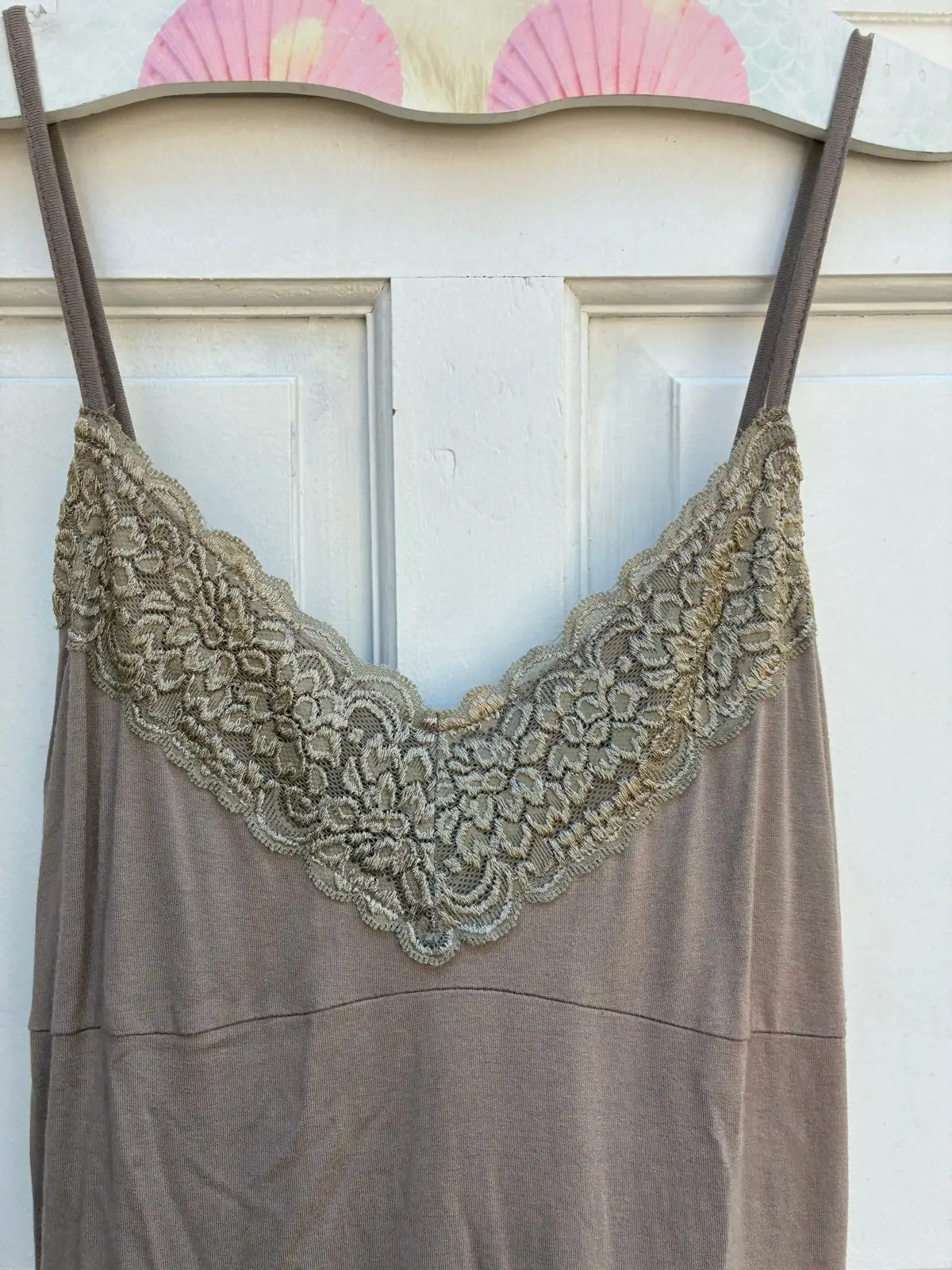 Woolworths Brown Lace Trim Camisole
