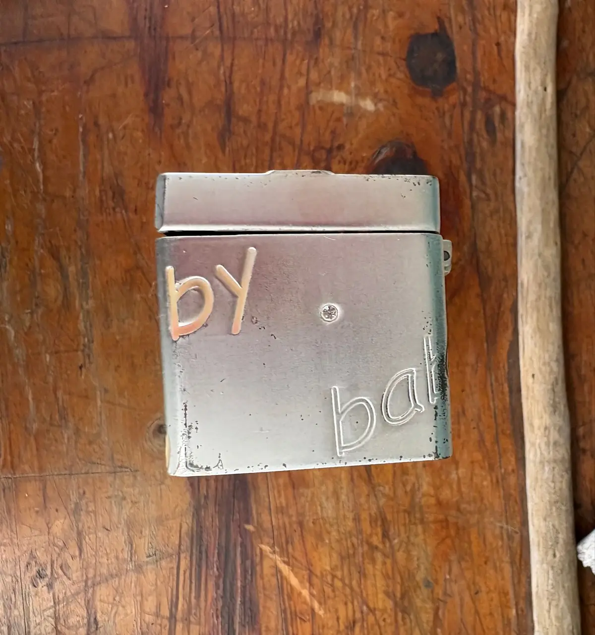 Silver-Plated Baby Birth Certificate Keepsake Box