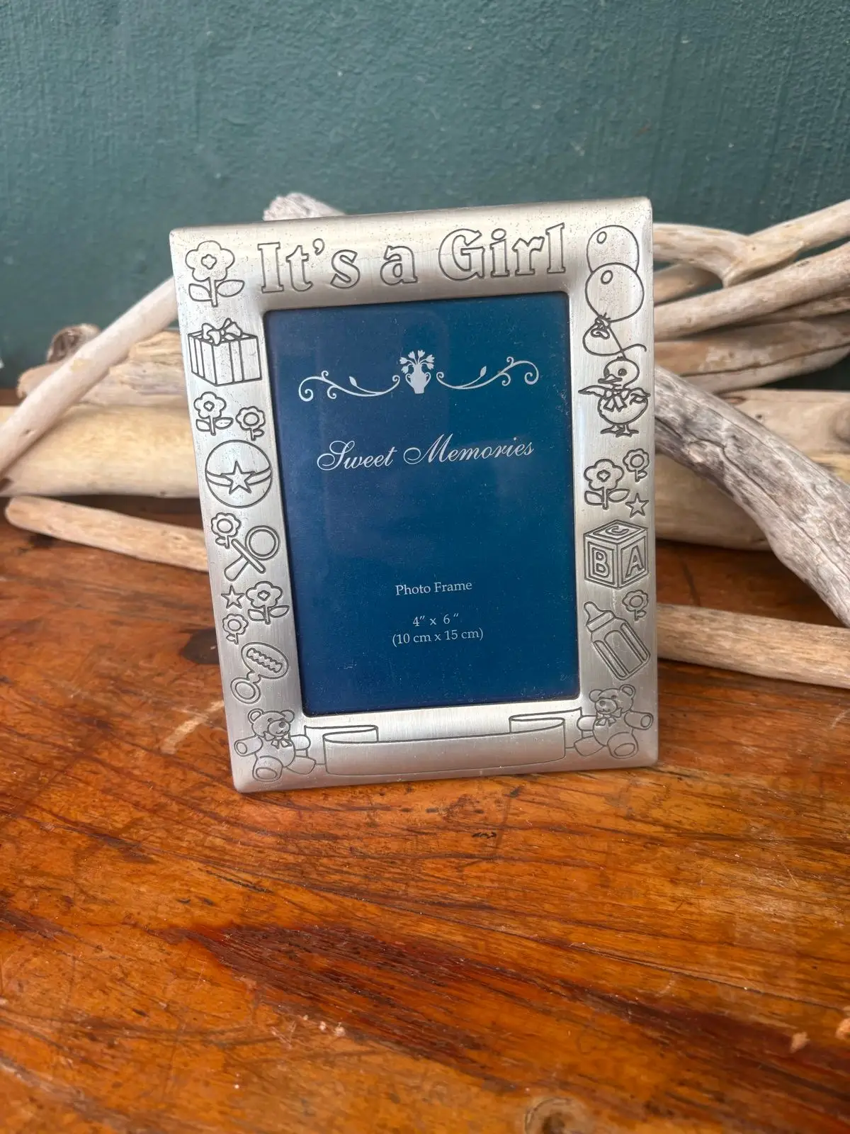 It's a Girl Silver Photo Frame 4x6