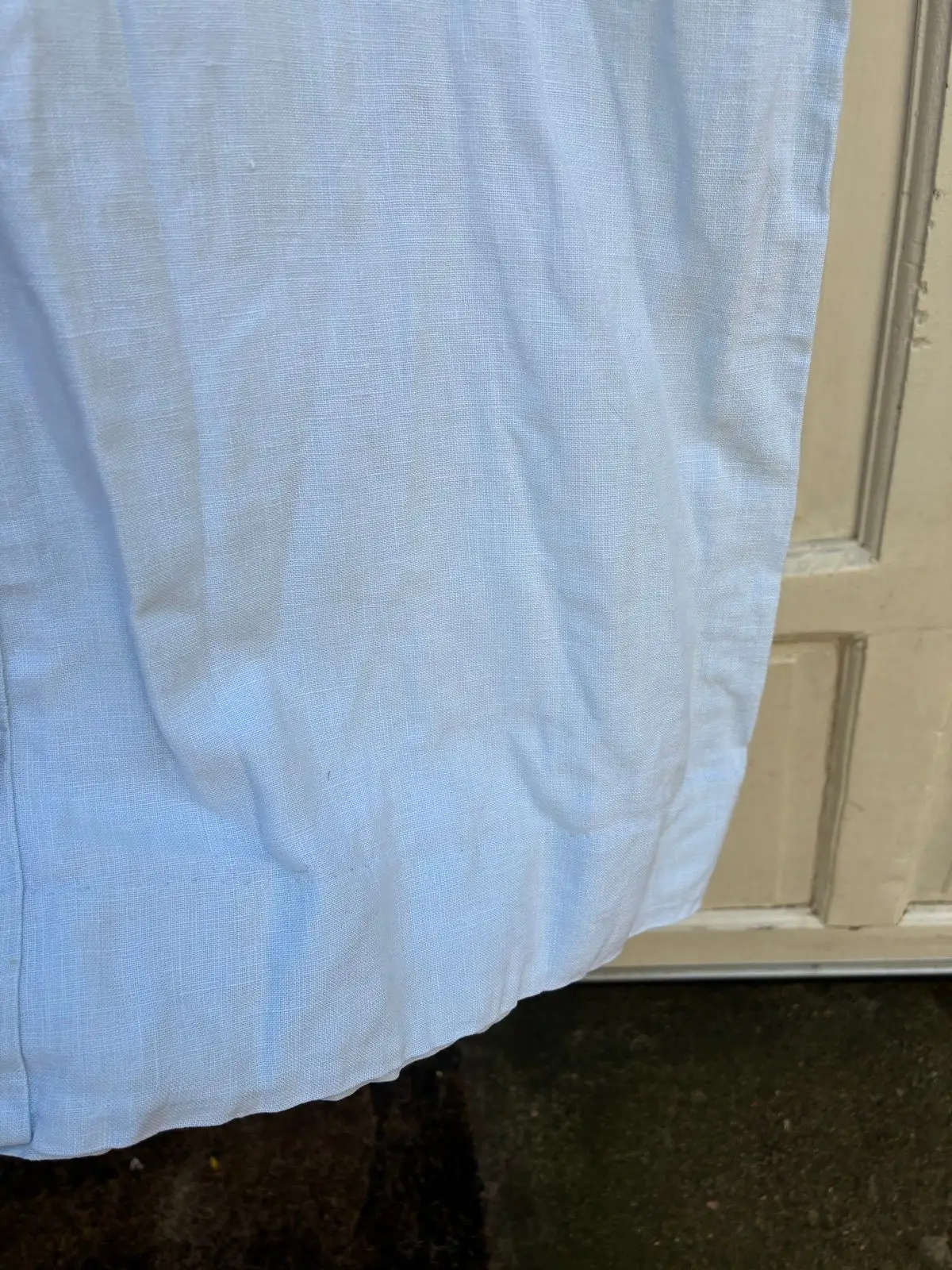 Light Blue Linen Drawstring Pants Size 34
