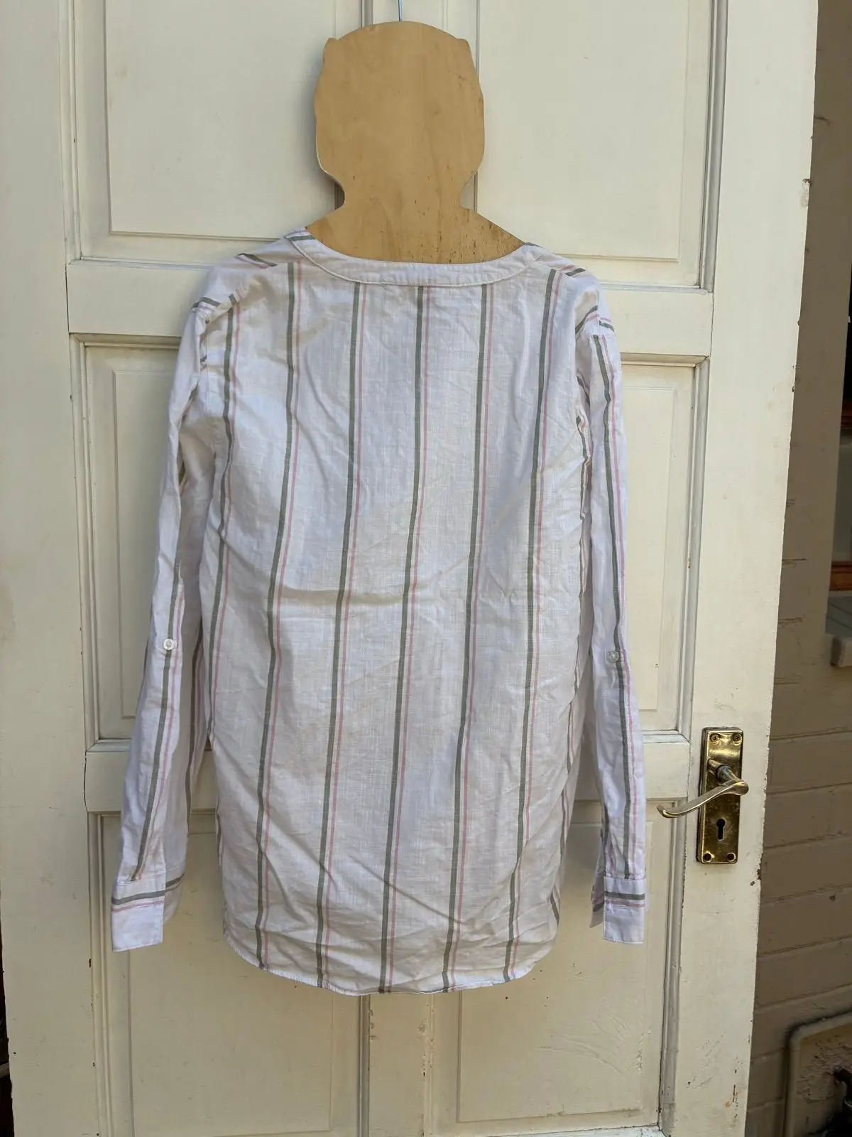 Striped Long Sleeve Button-Down Shirt