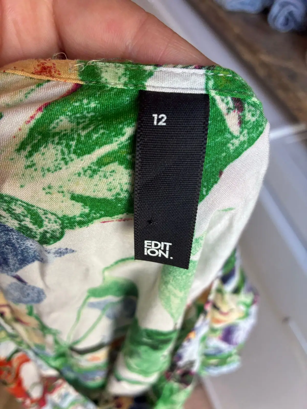 Woolworths Floral Print Short Sleeve Button-Up Top