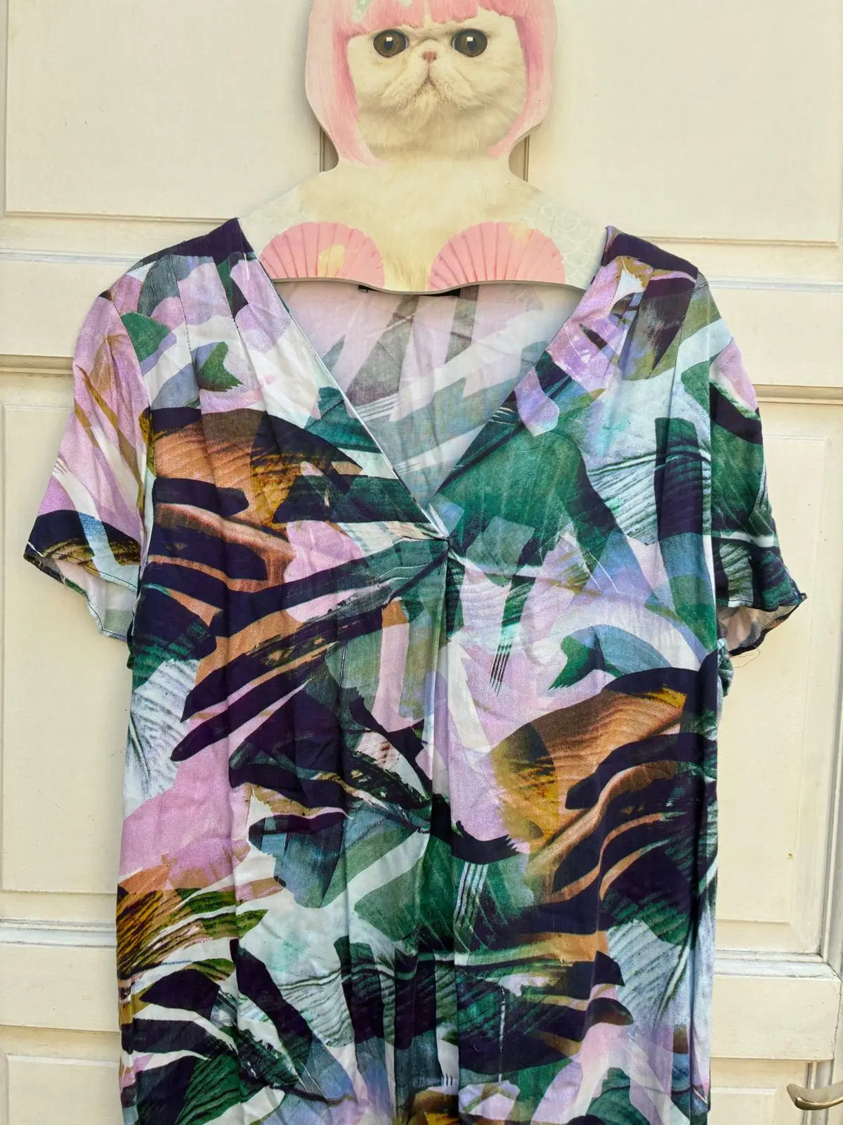 David Jones Patterned Short-Sleeve Dress