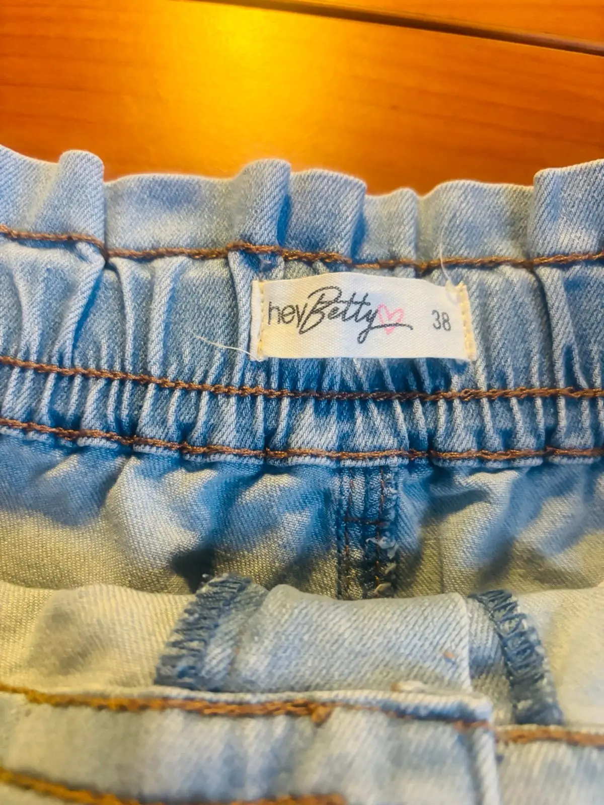 Truworths Light Wash Denim Shorts