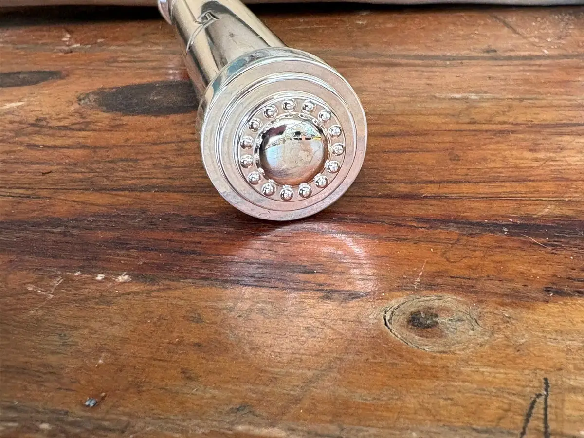 Silver Wedding Certificate Holder Tube