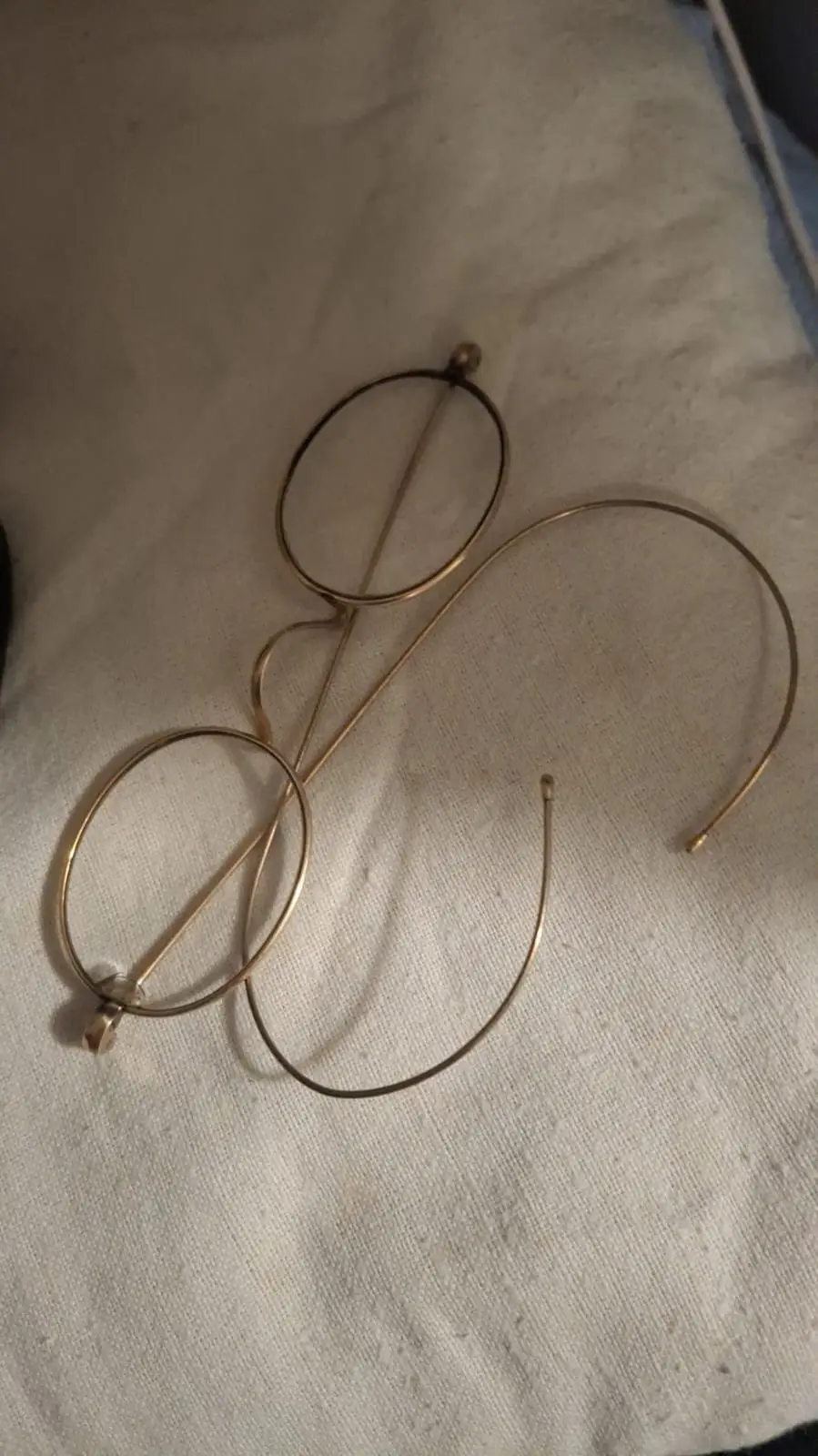 Vintage Antique Wire-Rim Spectacles