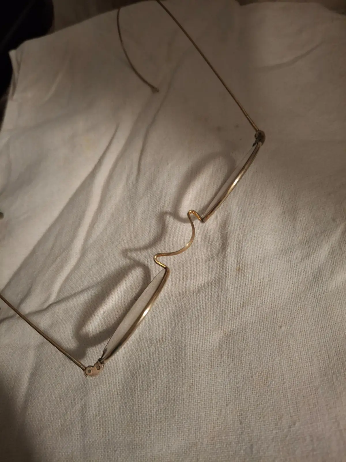 Vintage Antique Wire-Rim Spectacles