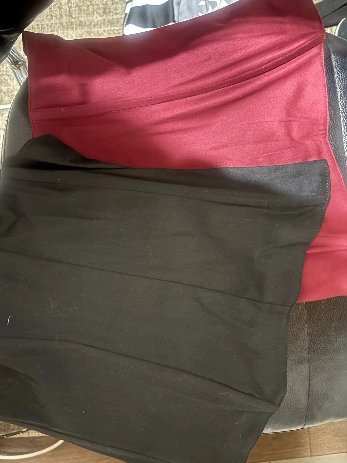 Maroon Mini Skirt