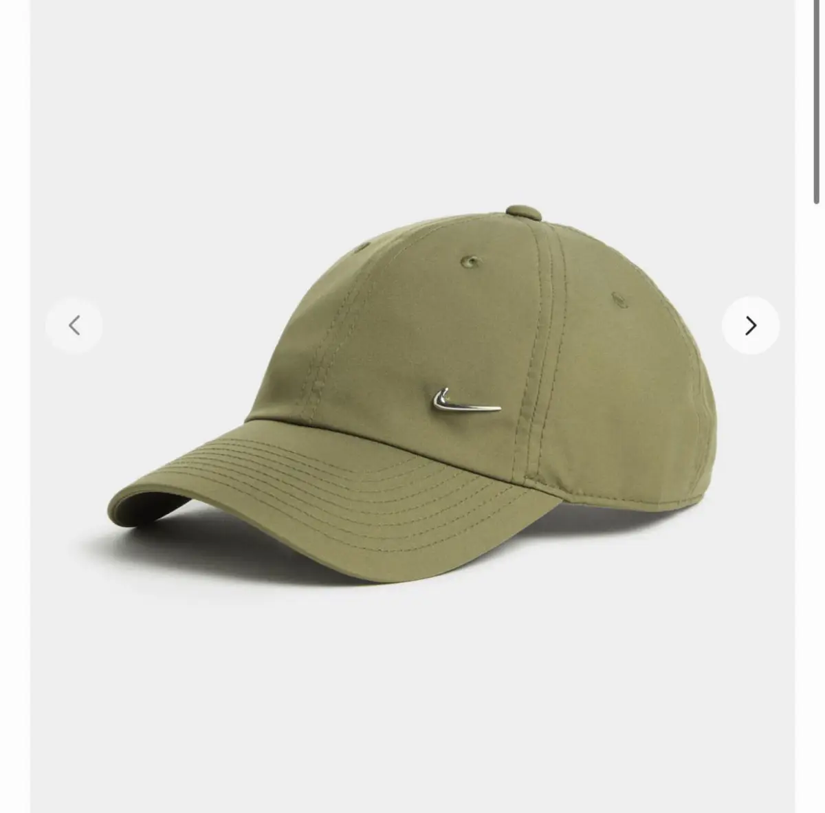 Nike Olive Green Cap with Metal Swoosh