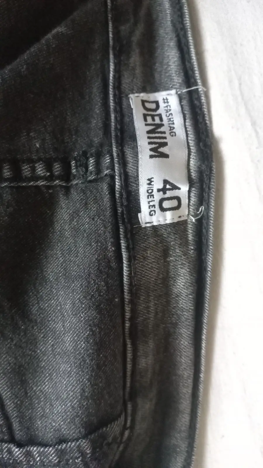 Grey Denim Cargo Shorts Size 40