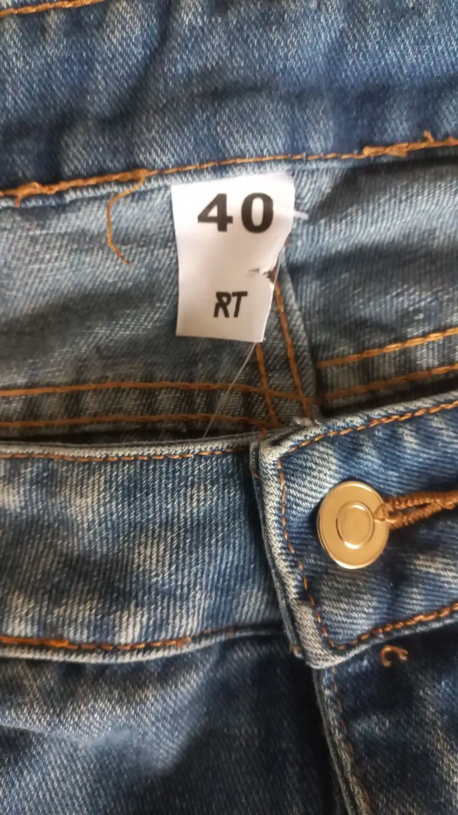 Blue Denim Shorts Size 40